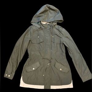 RACHEL Rachel Roy Olive Utility Jacket with Hood